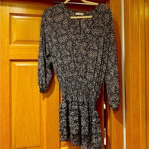 Pristine Ulla Johnson Drop Waist Mini Ruffle Dress